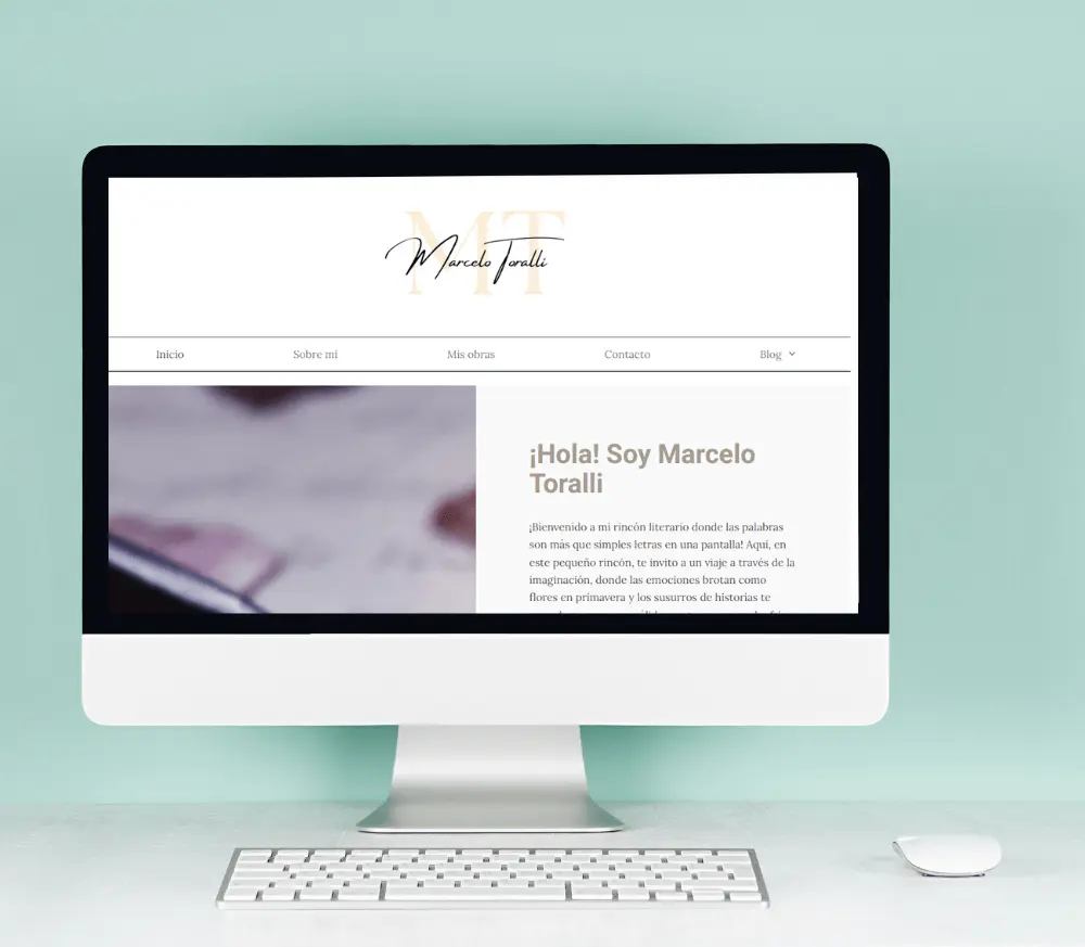 Página web escritor Marcelo Toralli